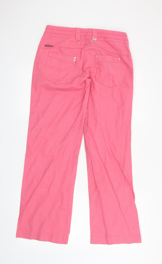 Ribbon Womens Pink Straight Jeans Size 10 L29 in