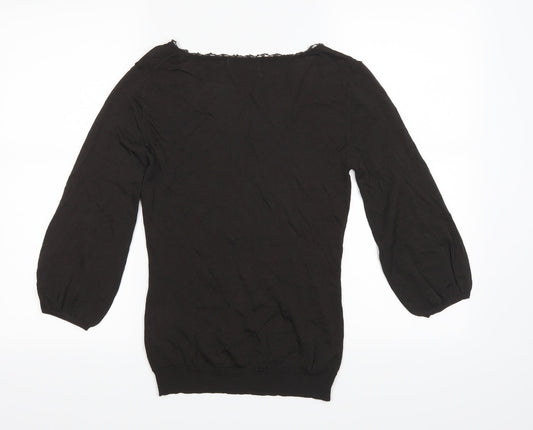 proportion Womens Black Basic Blouse Size S