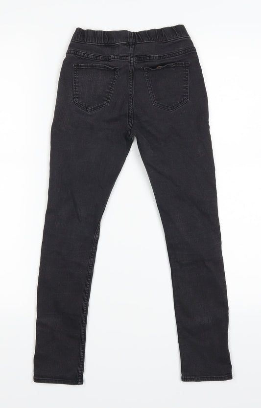 H&M Girls Black Skinny Jeans Size 7-8 Years