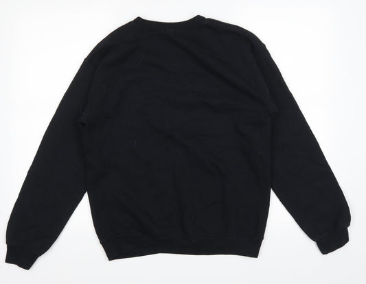 Topshop Womens Black Pullover Jumper Size S