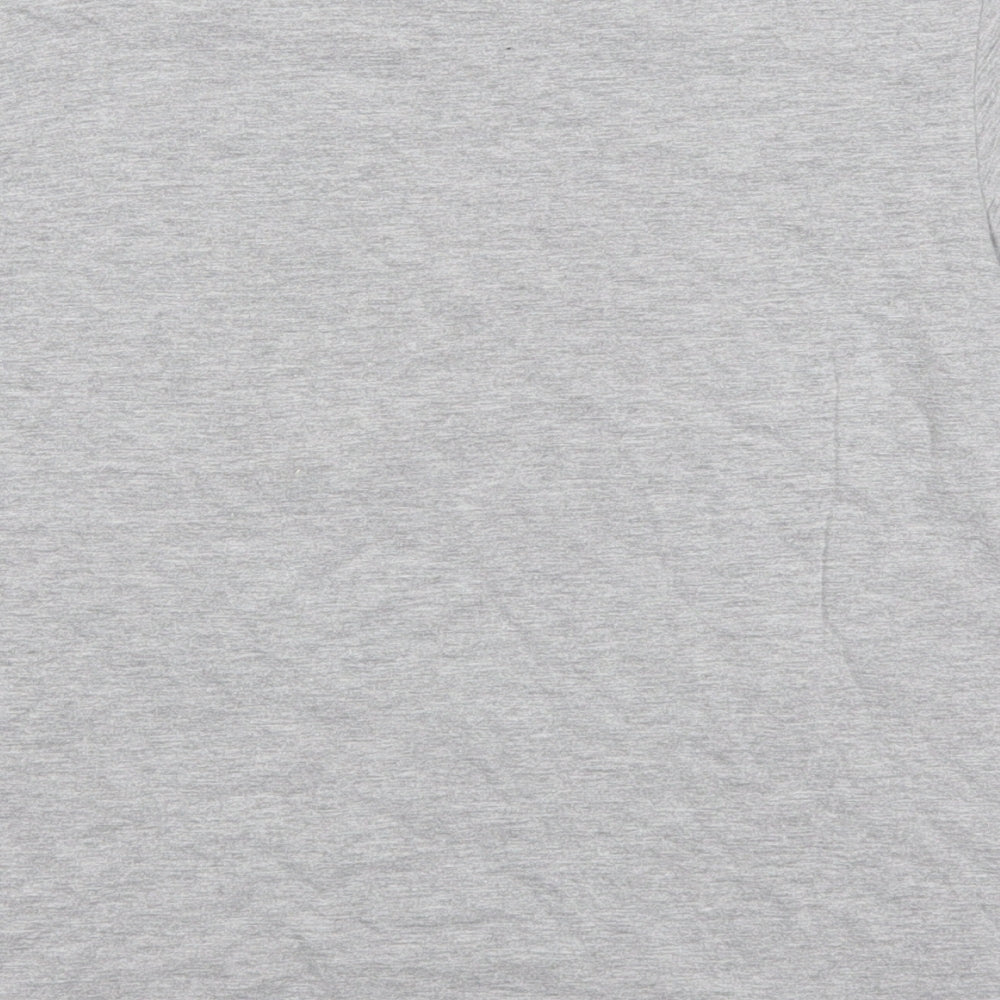 Gildan Boys Grey Basic T-Shirt Size L
