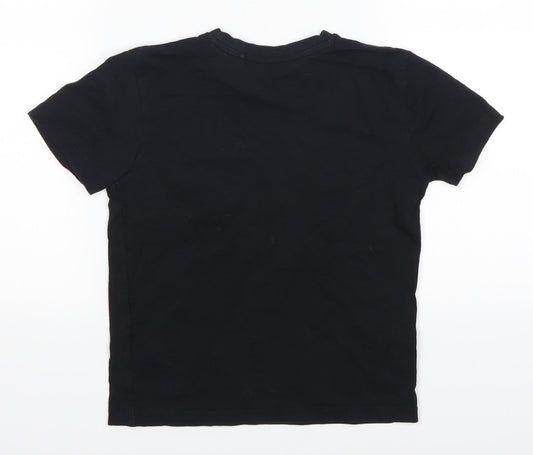 NEXT Boys Black Basic T-Shirt Size 6 Years