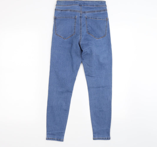 denim co Womens Blue Denim Jegging Leggings Size 10 L26 in