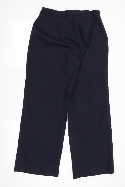 Alexander Womens Blue Trousers Size 12 L28.5 in