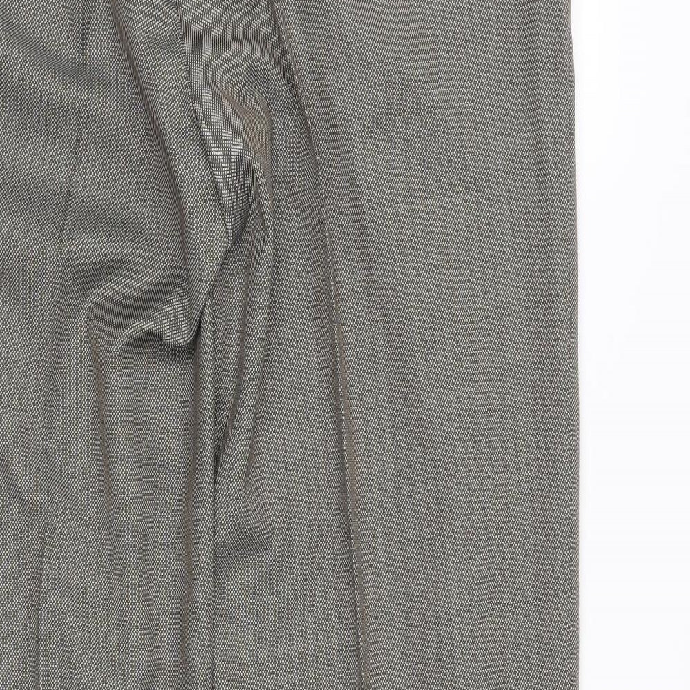 Brand and care label for Chester women’s grey trousers, size UK 34, 32-inch leg