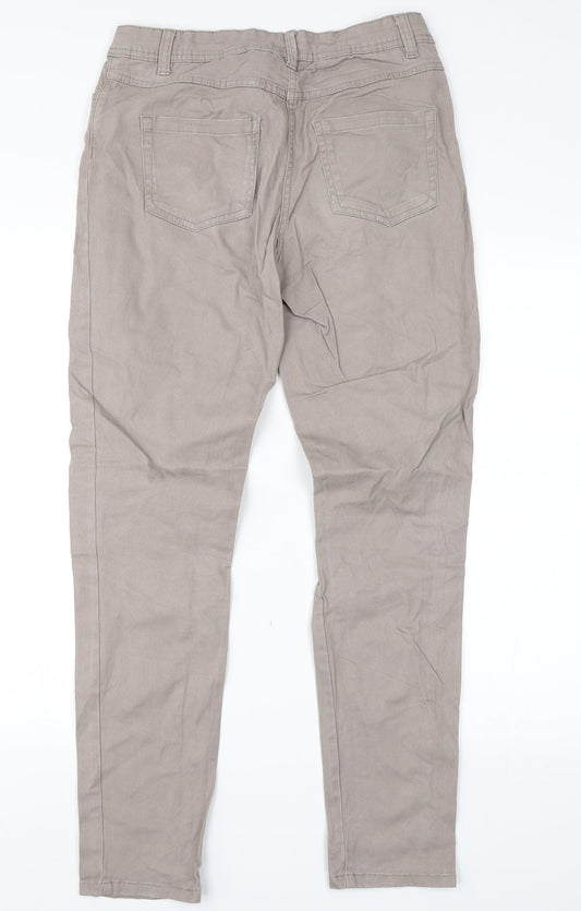 Up fashion Womens Beige Trousers Size 10 L31 in