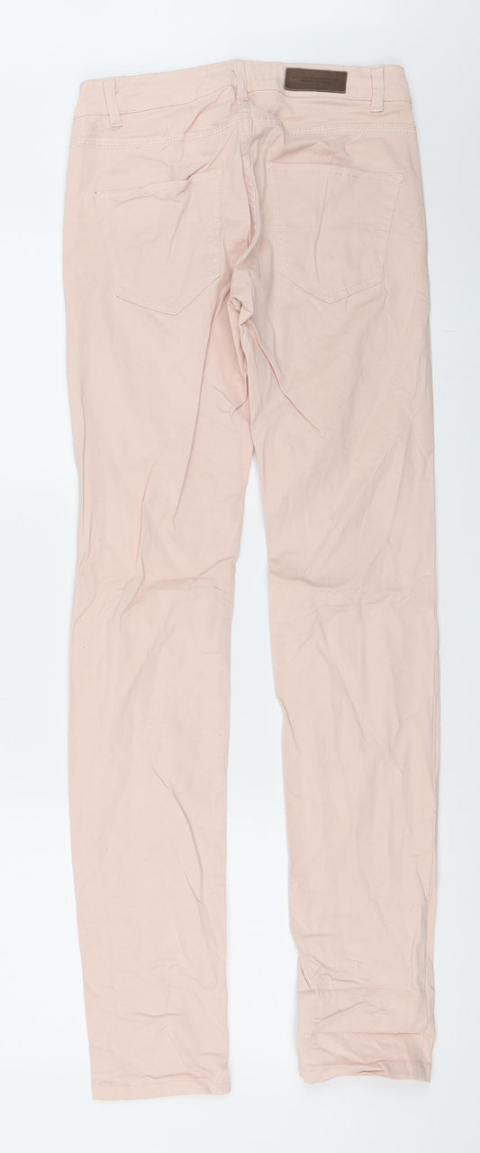 H&M Womens Pink Skinny Jeans Size 8 L33 in