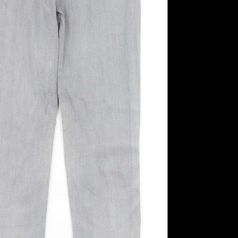 Brand and care label for Bexleys women’s grey straight jeans, size UK 32, in, 30-inch leg