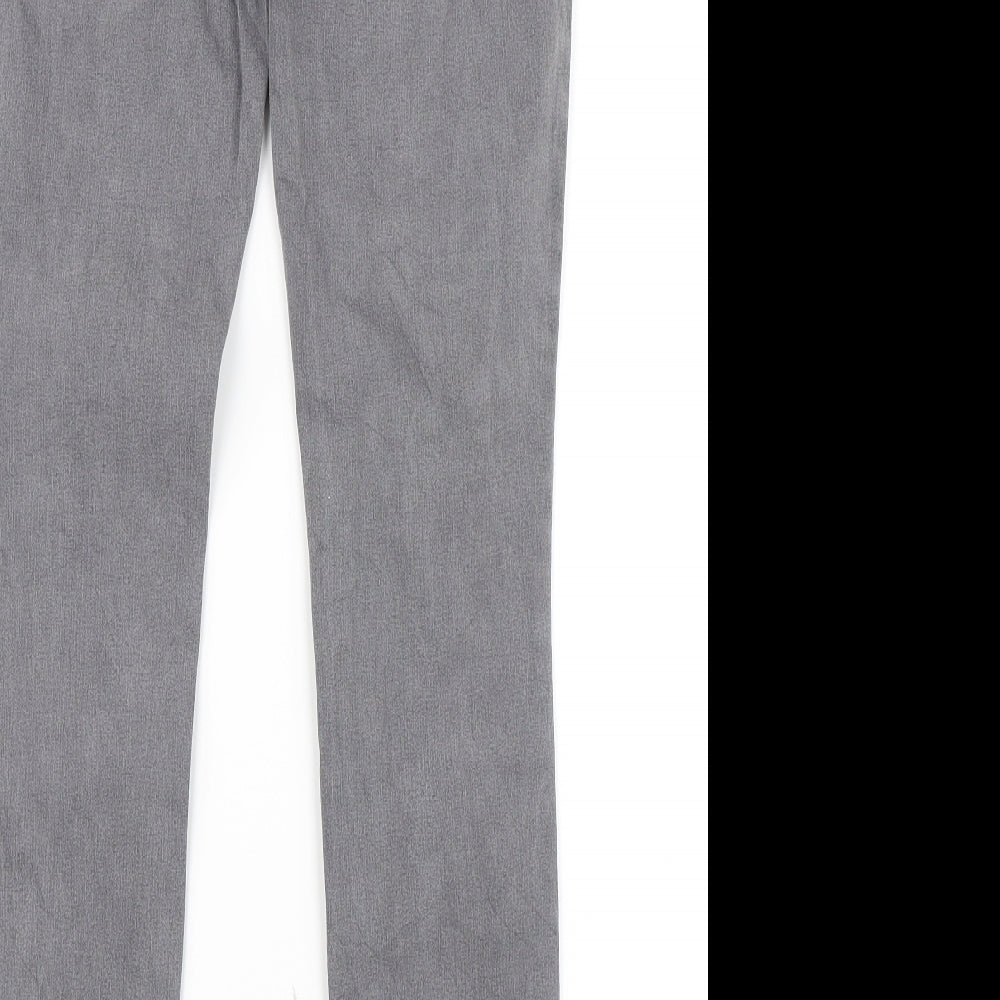 Brand and care label for C&A women’s grey jegging jeans, size UK 30, in, 31-inch leg