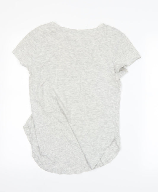 Zara Womens Grey Basic T-Shirt Size S
