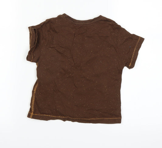 Star Wars Boys Brown Basic T-Shirt Size XS