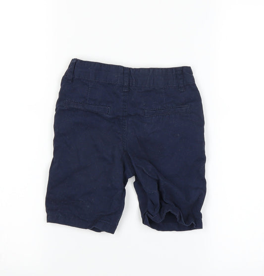 DENIMCO Boys Blue Chino Shorts Size 3-4 Years