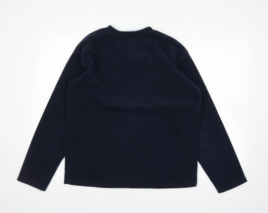 sqv Mens Blue Pullover Jumper Size S