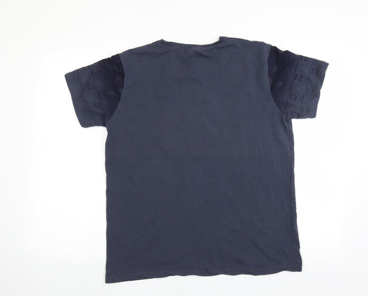 wirrus Mens Blue T-Shirt Size L