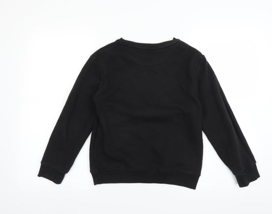 Primark Boys Black Pullover Sweatshirt Size 10-11 Years - harlem