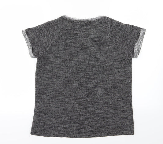 ESMARA Womens Grey Knit Pullover Jumper Size M