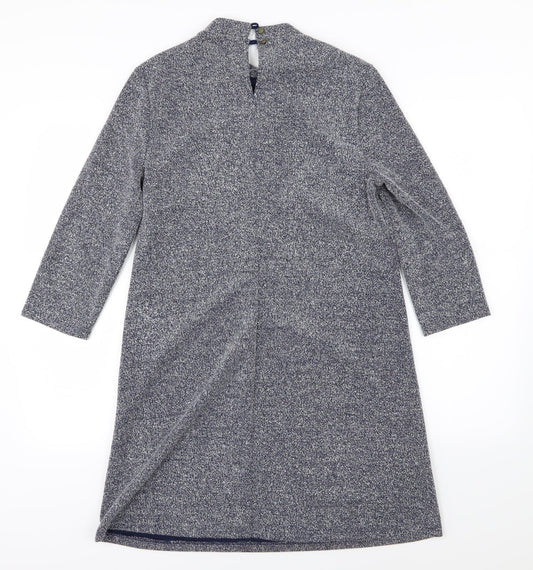 Edition Womens Blue Knit Jumper Dress Size M