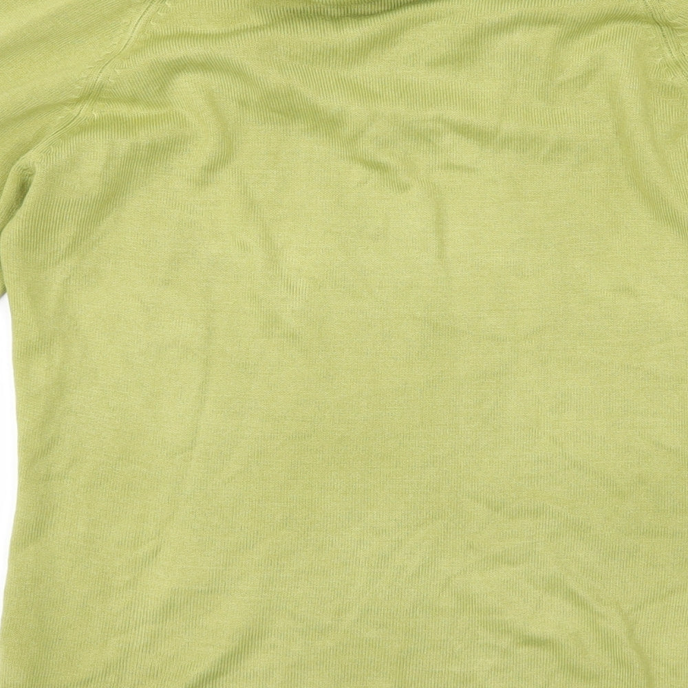 Marks and Spencer Womens Green Knit Pullover Jumper Size 10