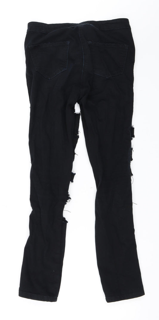 New Look Girls Black Denim Skinny Jeans Size 13 Years