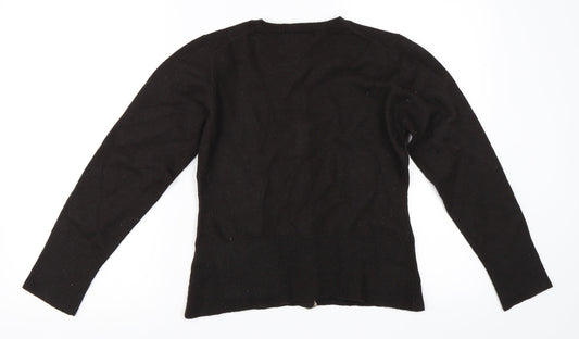 Linea Womens Brown Cape Jumper Size L