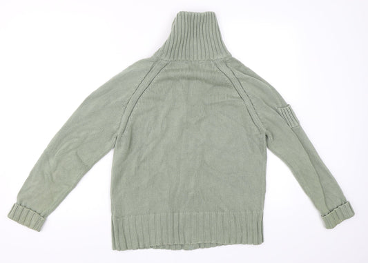Maine New England Womens Green Full Zip Jumper Size 14