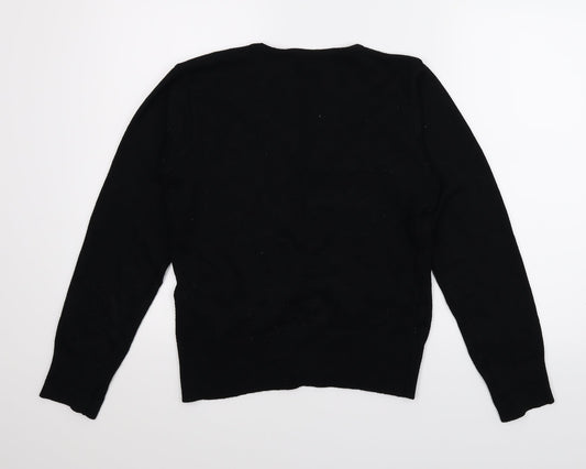 Impulse Womens Black Cardigan Jumper Size L