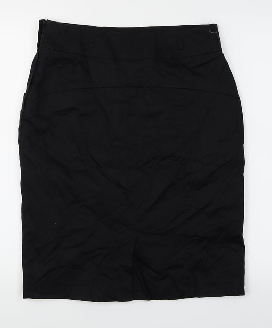 H&M Womens Black A-Line Skirt Size 14