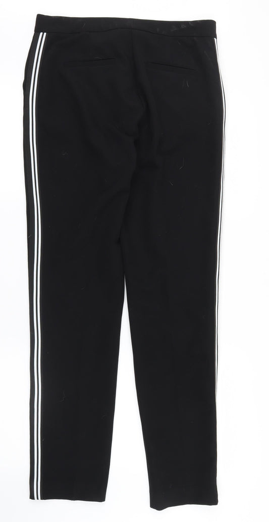 Marks and Spencer Womens Black Trousers Size 10 L29.5 in