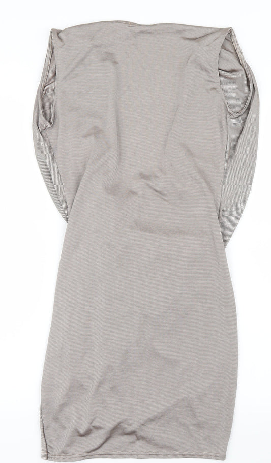 I SAW IT FIRST Womens Beige Bodycon Size 10