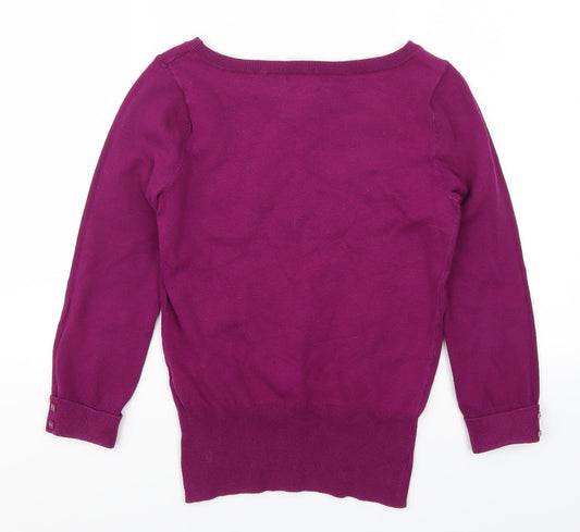 Red Herring Womens Pink Pullover Jumper Size 10