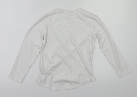 NEXT Boys White Flannel Basic Casual Size 7 Years