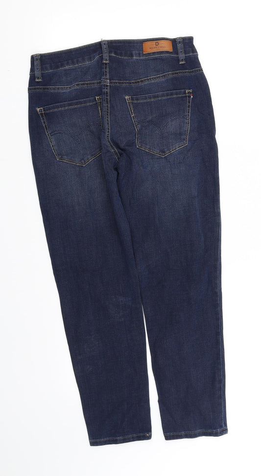 pe worn Girls Blue Straight Jeans Size M