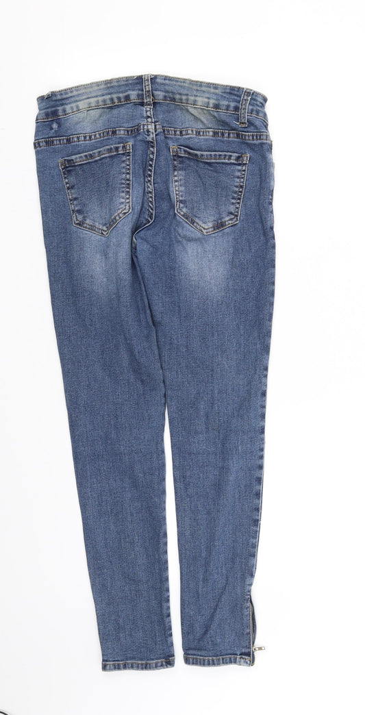 pre worn Girls Blue Straight Jeans Size XL