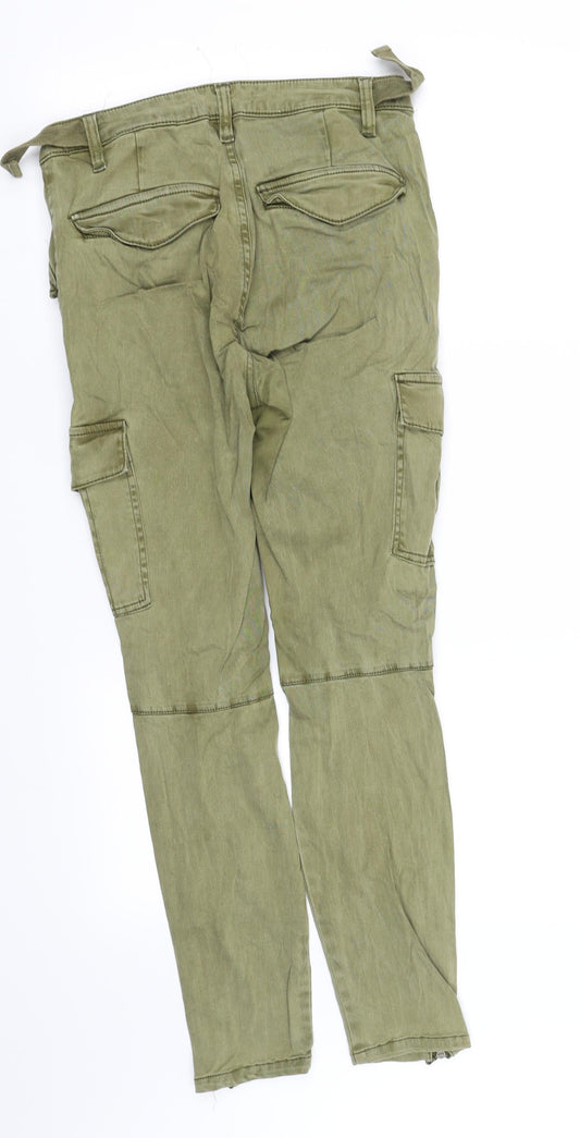 logg Womens Green Straight Jeans Size 8 L30 in