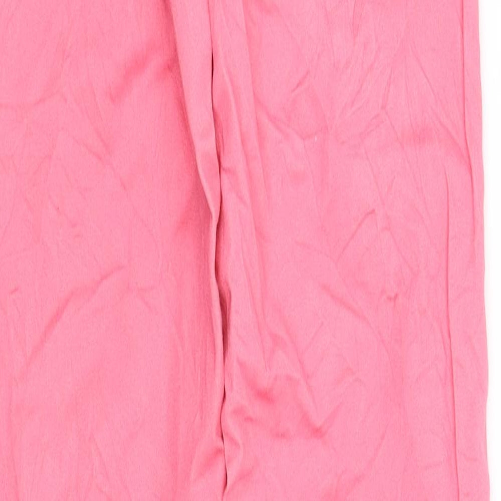 ORSAY Womens Pink Straight Jeans Size 12 L29 in