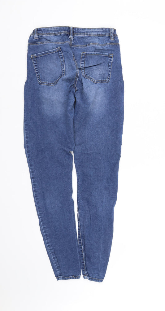 pre worn Womens Blue Straight Jeans Size M L32 in