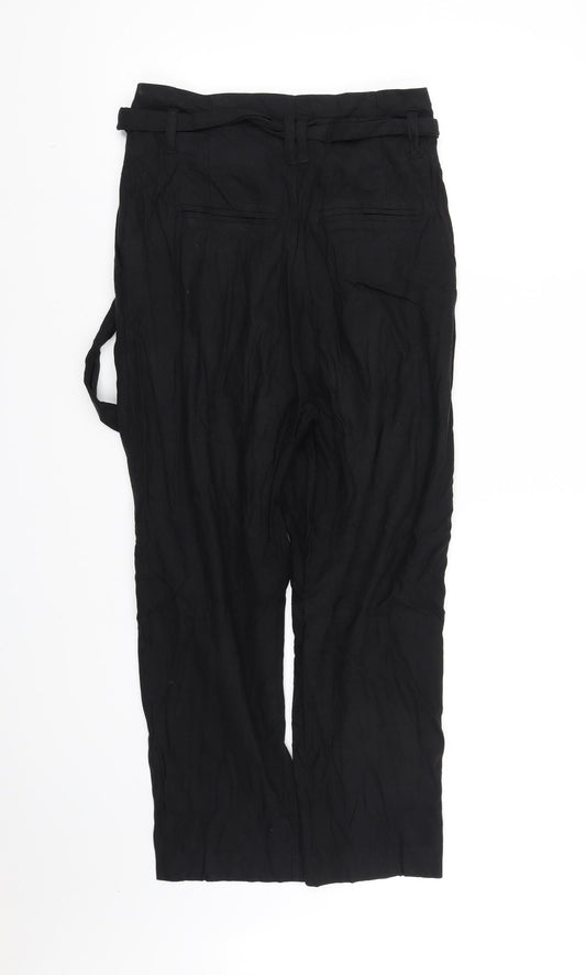 Lindex Womens Black Trousers Size 12 L31 in