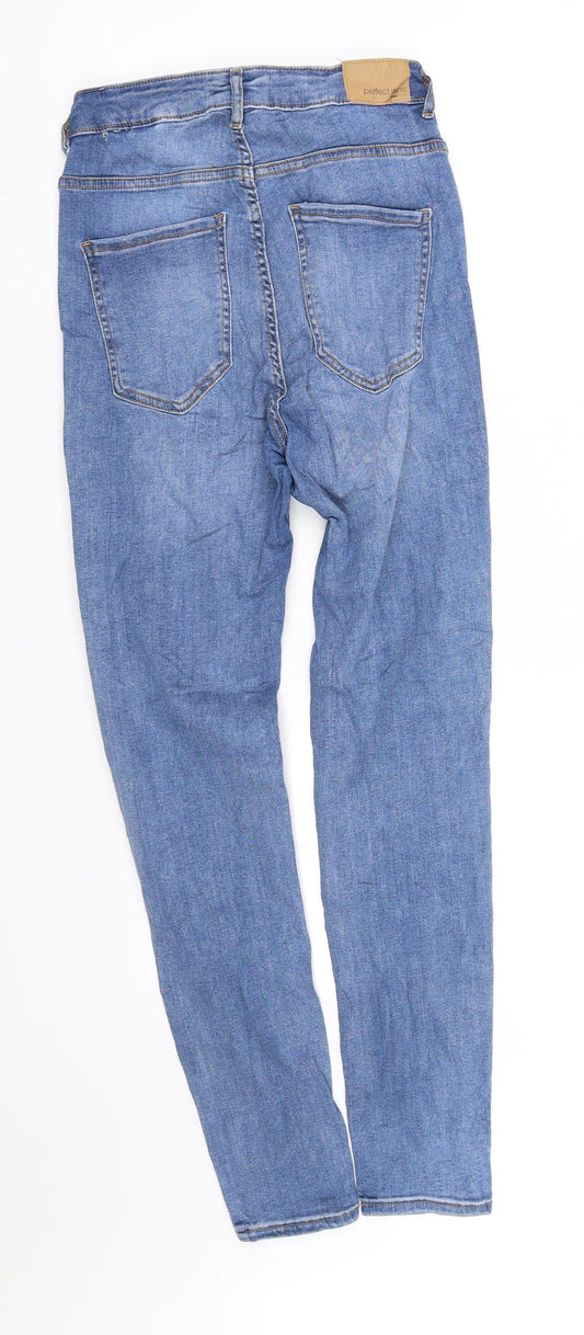 molly Womens Blue Straight Jeans Size L L32 in