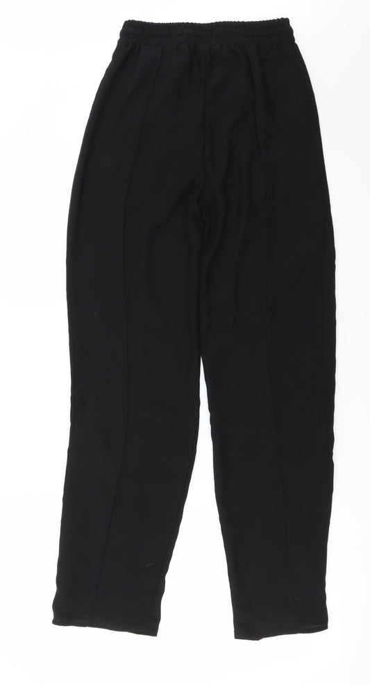 H&M Womens Black Trousers Size 4 L26 in