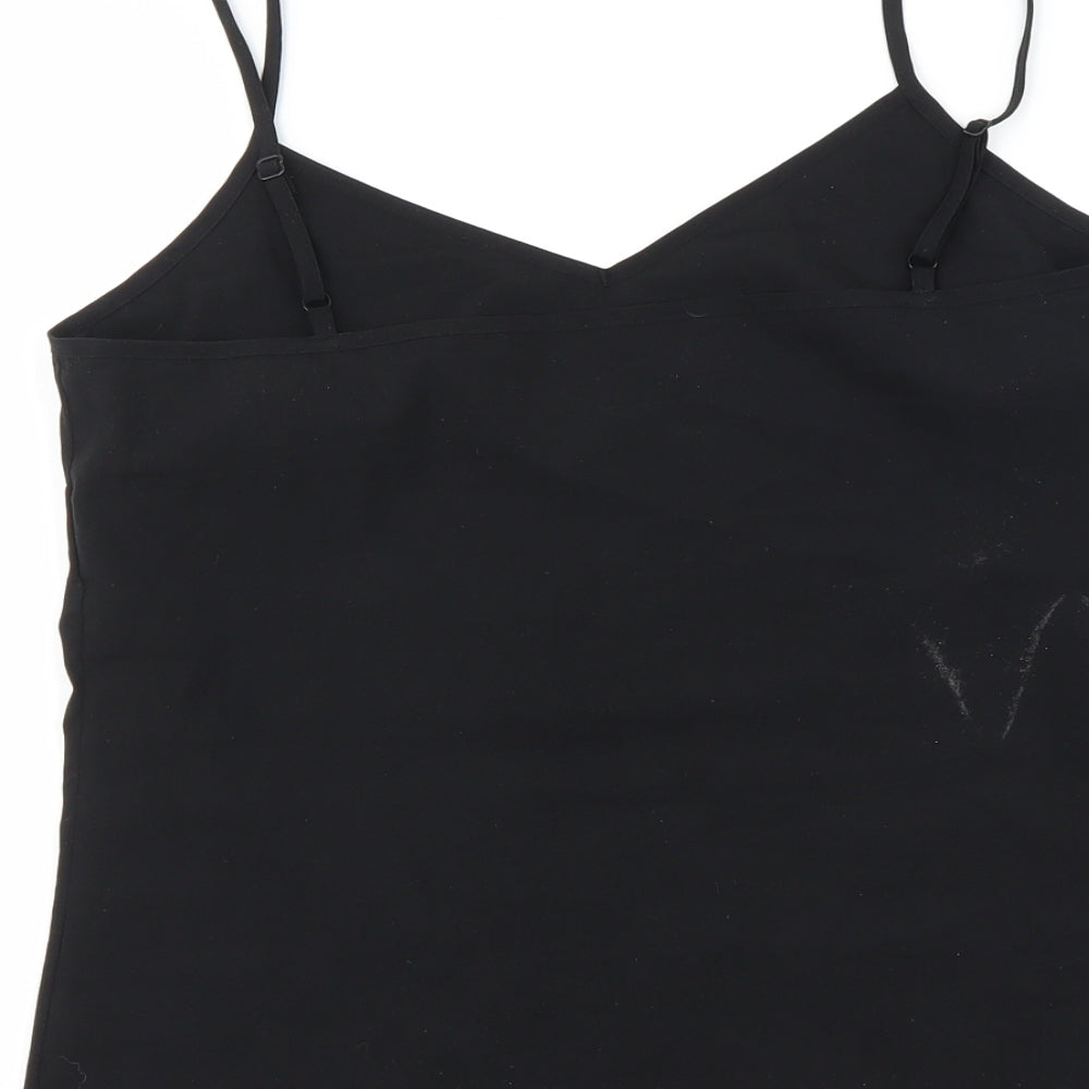 Marks and Spencer Womens Black Basic T-Shirt Size 6