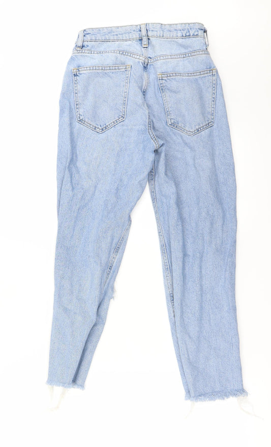 New Look Womens Blue Straight Jeans Size 6 L23 in