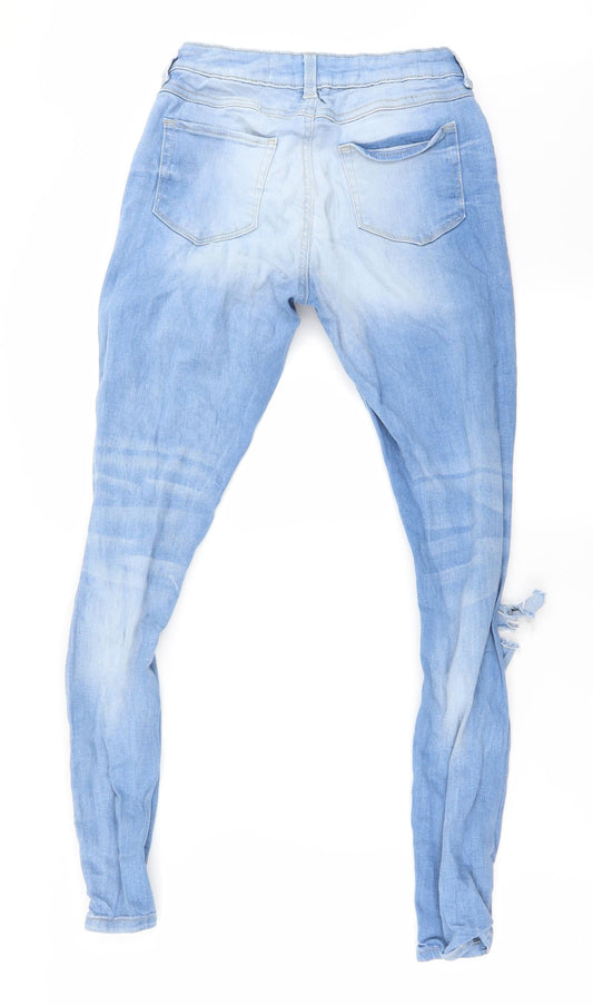 denim co Womens Blue Straight Jeans Size 6 L25 in