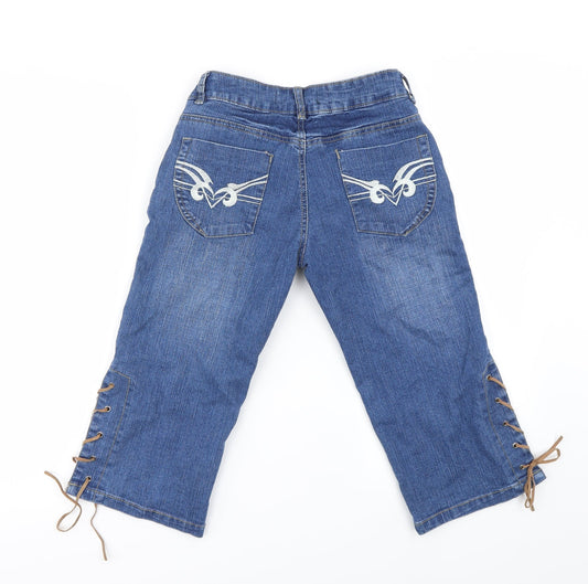 Preworn Womens Blue Straight Jeans Size 23 in L20 in