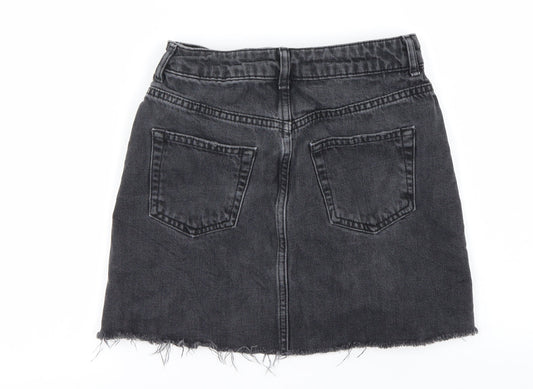 Preworn Womens Black A-Line Skirt Size 23 in
