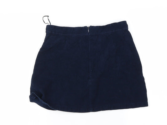 Preworn Womens Blue A-Line Skirt Size M