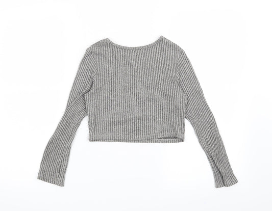 Candy Couture Girls Grey Pullover Sweatshirt Size 9 Years - Always dress to impress