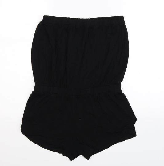 NEXT Womens Black Jumpsuit One-Piece Size 8 L3 in