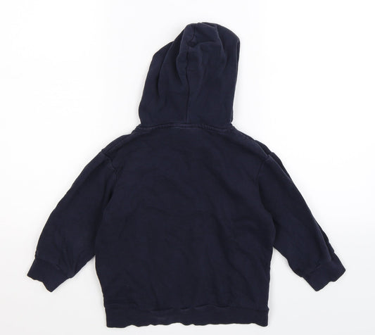 H&M Boys Blue Pullover Hoodie Size 5 Years