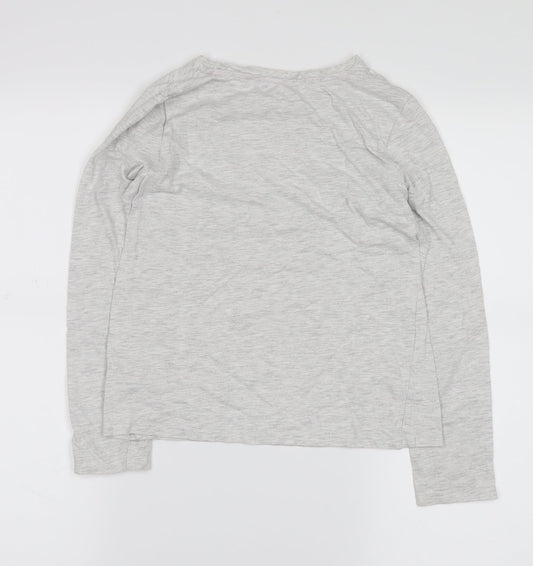 YD Girls Grey Top Pyjama Top Size 10-11 Years - limited edition paris