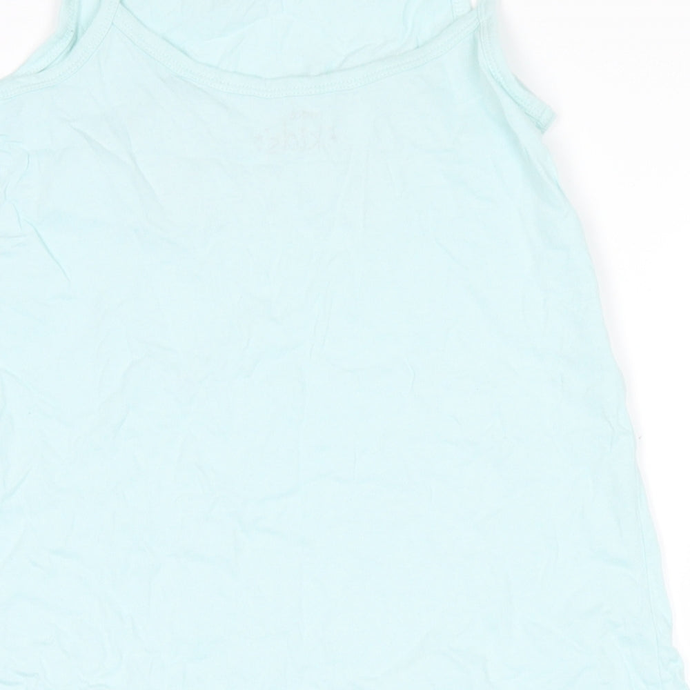 PEP & cO Girls Blue Top Pyjama Top Size 8-9 Years - palm beach